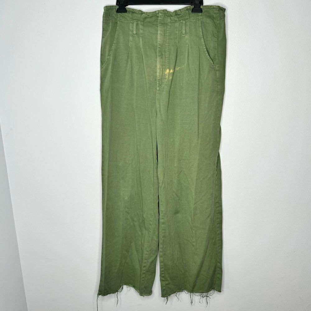 Boyish wide leg green jeans size 31